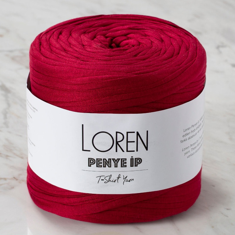 Loren T-shirt Yarn, Red – 50