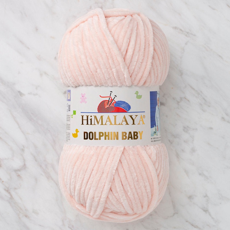 Himalaya Dolphin Baby Chenille Yarn, Powder Pink – 80353