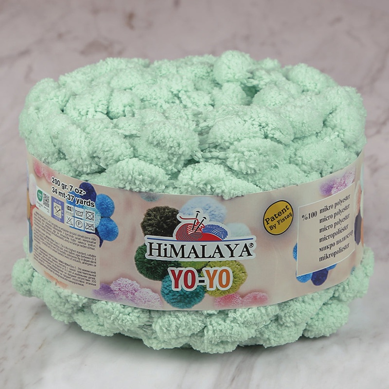 Himalaya Yo-Yo Hand Knitting Yarn , Baby Green – 82111