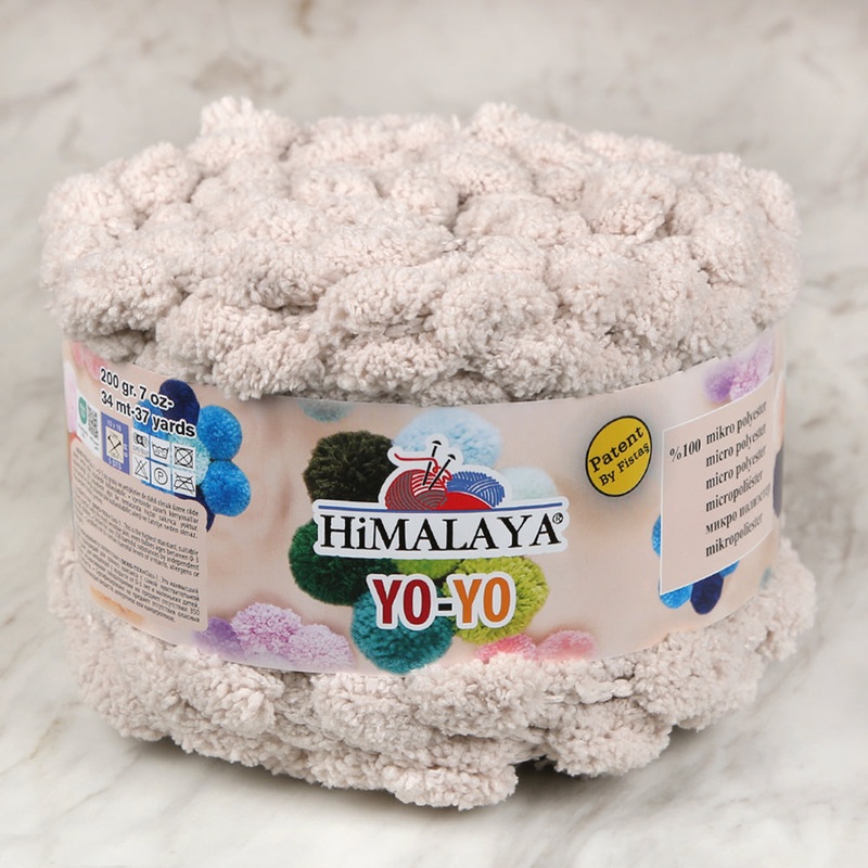 Himalaya Yo-Yo Hand Knitting Yarn , Beige – 82120