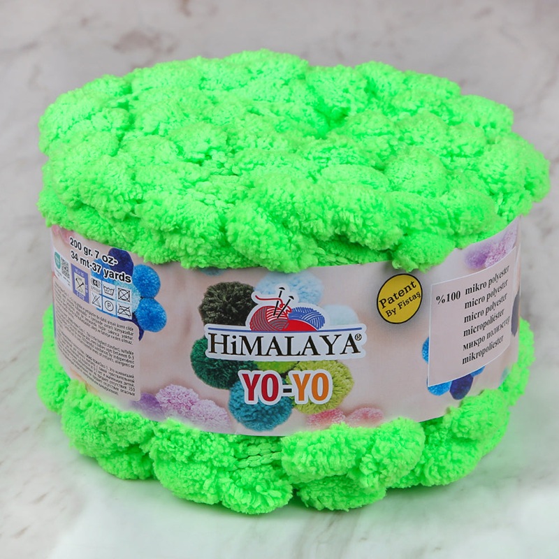 Himalaya Yo-Yo Hand Knitting Yarn , Green – 82130