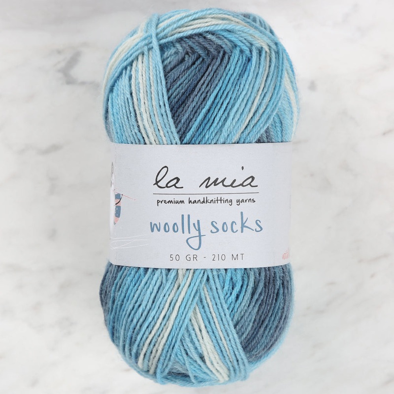 La Mia Woolly Socks Variegated Sock Yarn – L06