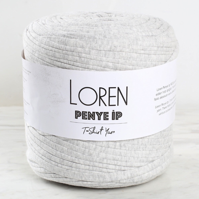 Loren T-Shirt Yarn, Heather Grey – 64