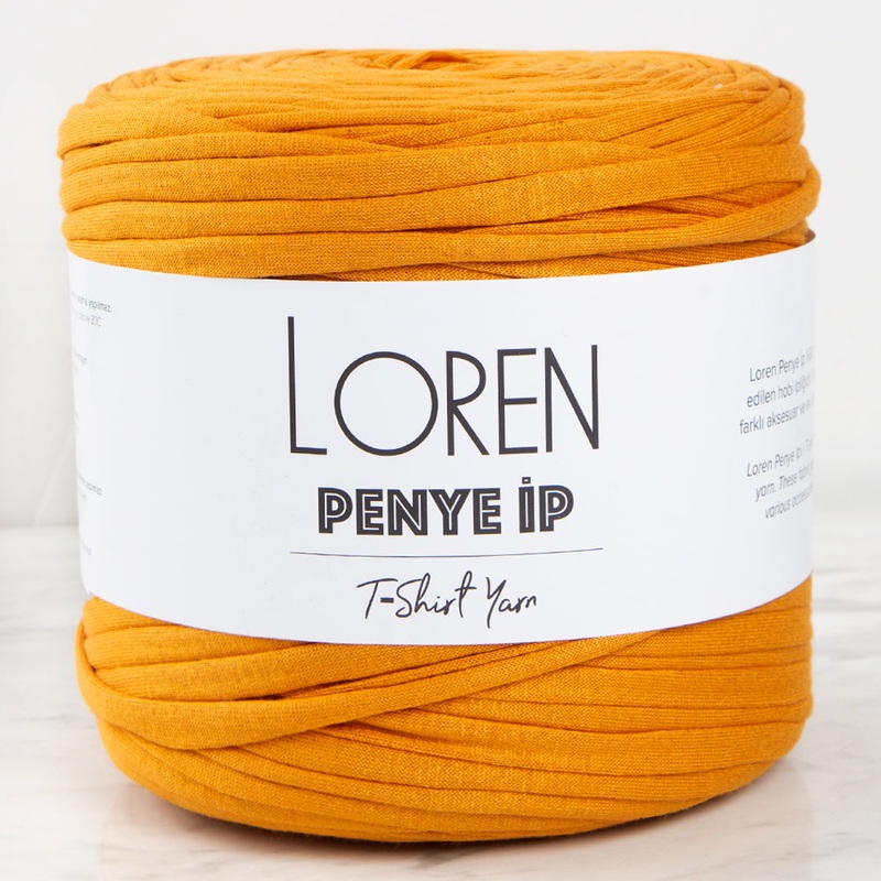 Loren T-Shirt Yarn, Mustard – 69