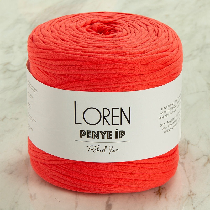 Loren T-Shirt Yarn, Vermilion – 68
