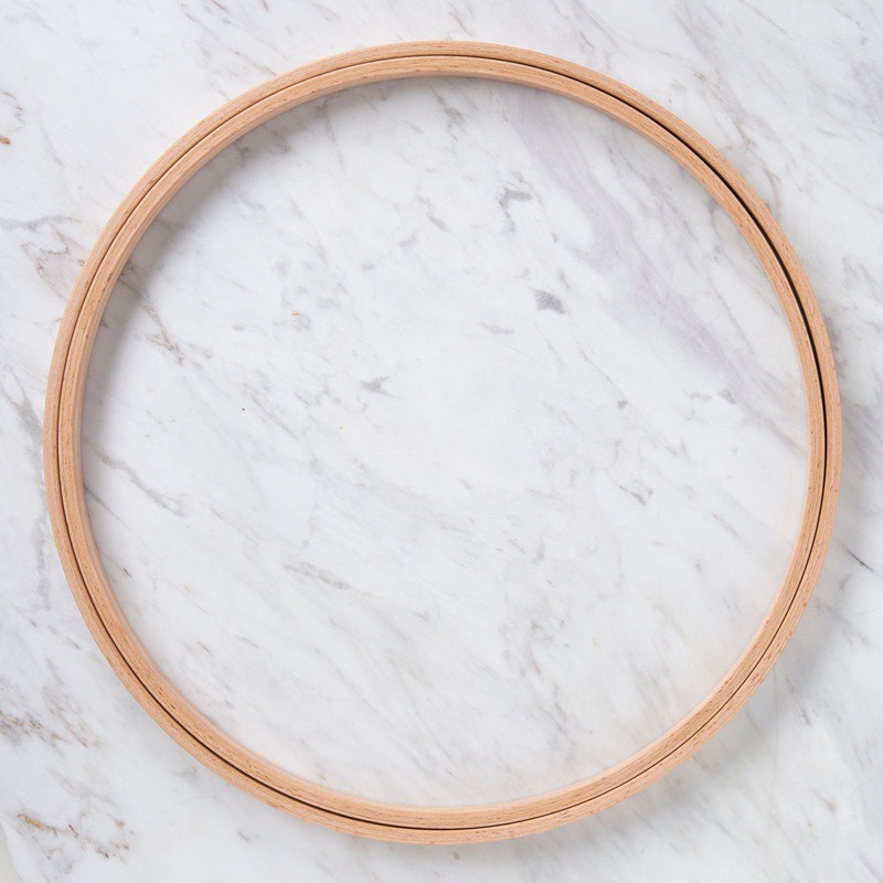 Nurge 16 mm Beech Wood Embroidery Hoop – No.8