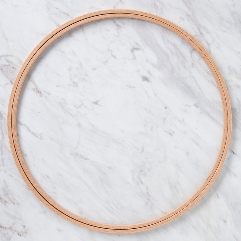 Nurge 8 mm Beech Wood Embroidery Hoop – No.8
