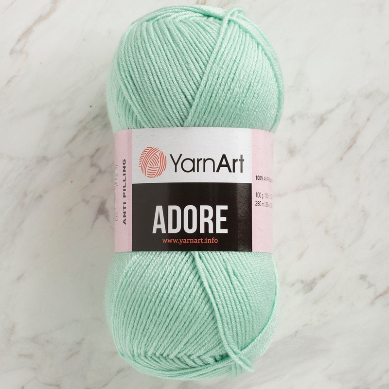YarnArt Adore Anti-Pilling Yarn, Light Green – 341