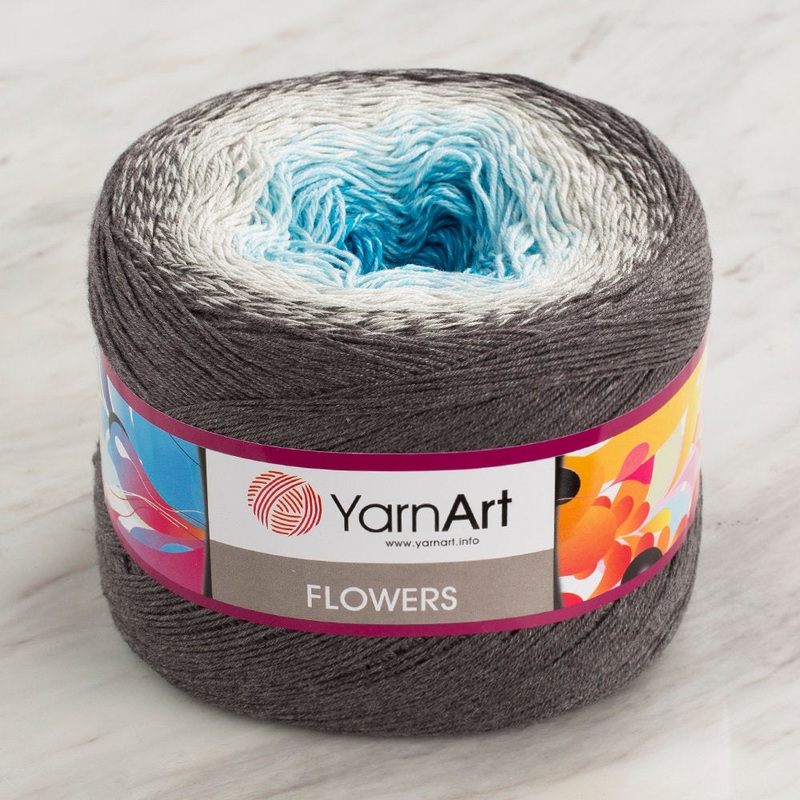 YarnArt Flowers Cotton Gradient Yarn – 251
