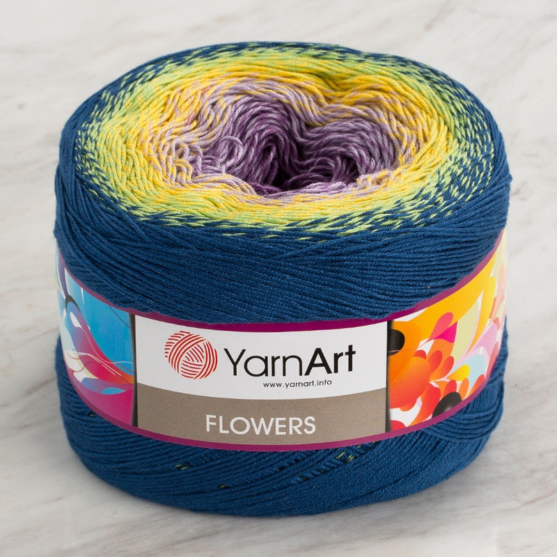 YarnArt Flowers Cotton Gradient Yarn – 257