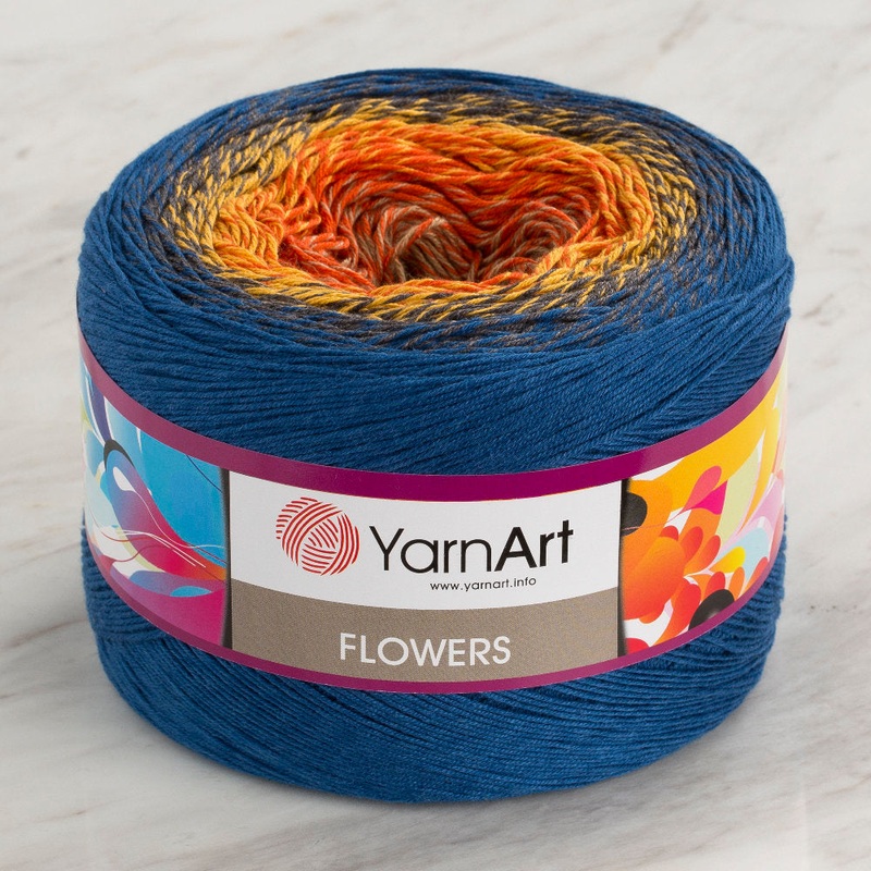 YarnArt Flowers Cotton Gradient Yarn – 258