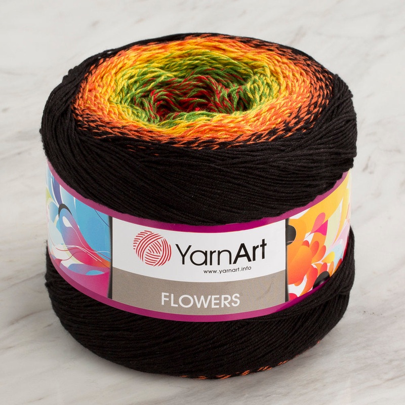 YarnArt Flowers Cotton Gradient Yarn – 267
