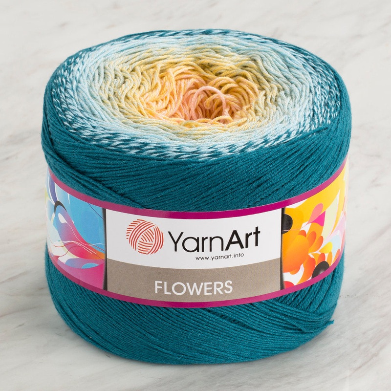 YarnArt Flowers Cotton Gradient Yarn – 270