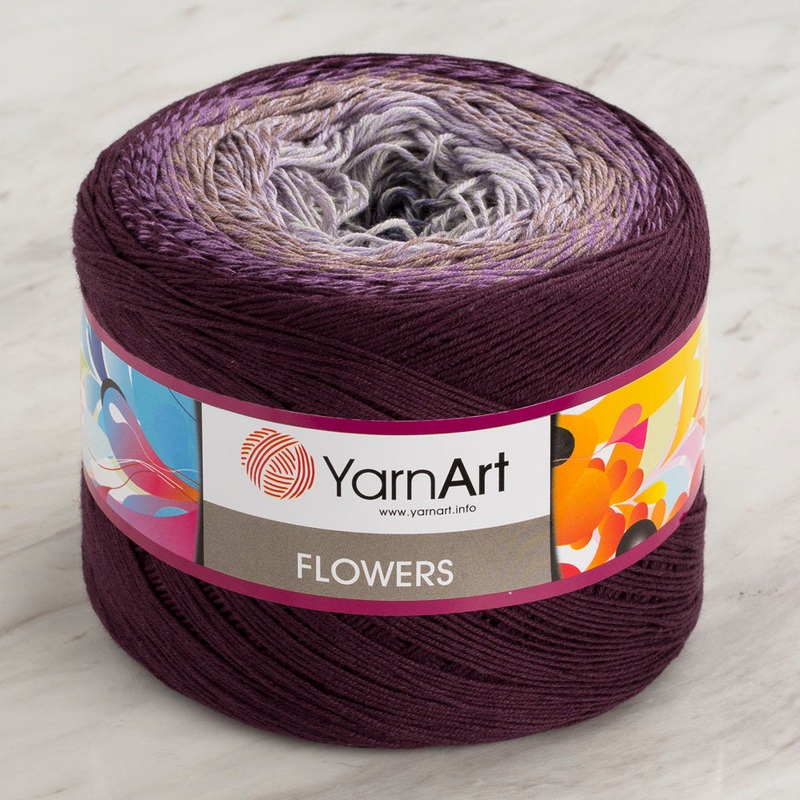 YarnArt Flowers Cotton Gradient Yarn – 278