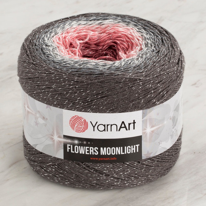 YarnArt Flowers Moonlight Cotton Lurex (Glitter) Gradient Yarn – 3279