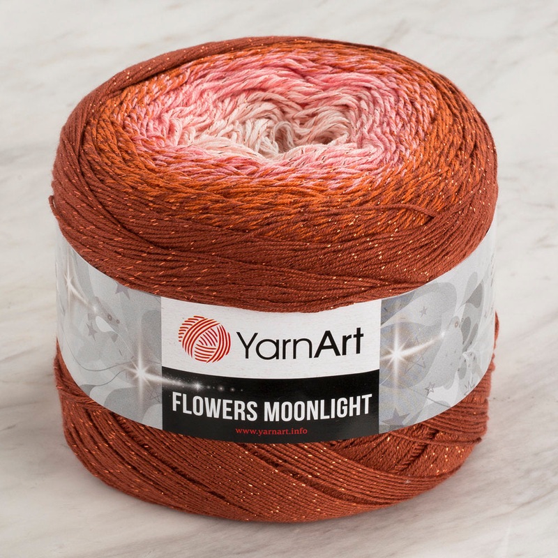 YarnArt Flowers Moonlight Cotton Lurex (Glitter) Gradient Yarn – 3288