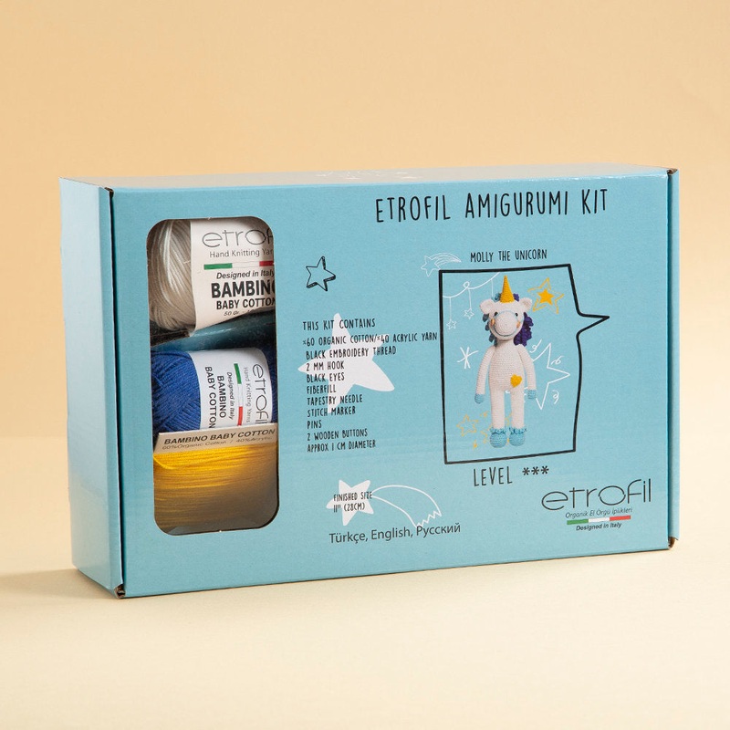 Etrofil Amigurumi Kit, Molly The Unicorn – AB006