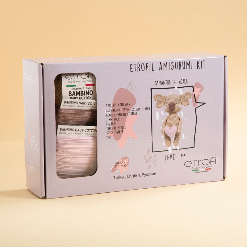 Etrofil Amigurumi Kit, Samantha The Koala – AB002