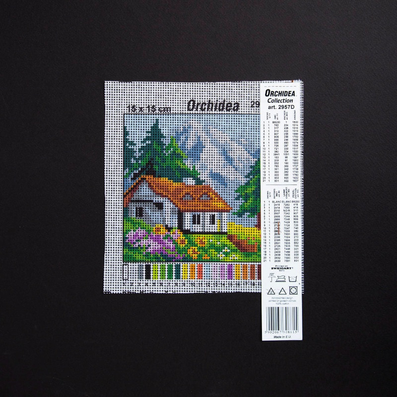 Orchidea 15x15cm Printed Gobelin, Four Seasons (Summer) – 2957D