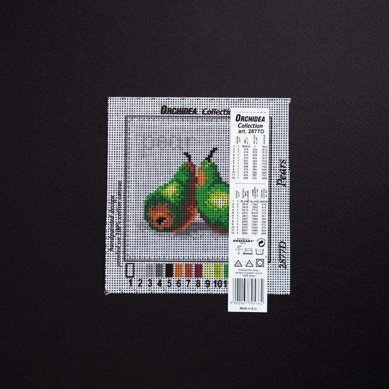 Orchidea 15x15cm Printed Gobelin, Pears – 2877D