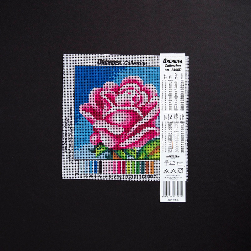 Orchidea 15x15cm Printed Gobelin, Sweet Rose – 2445D