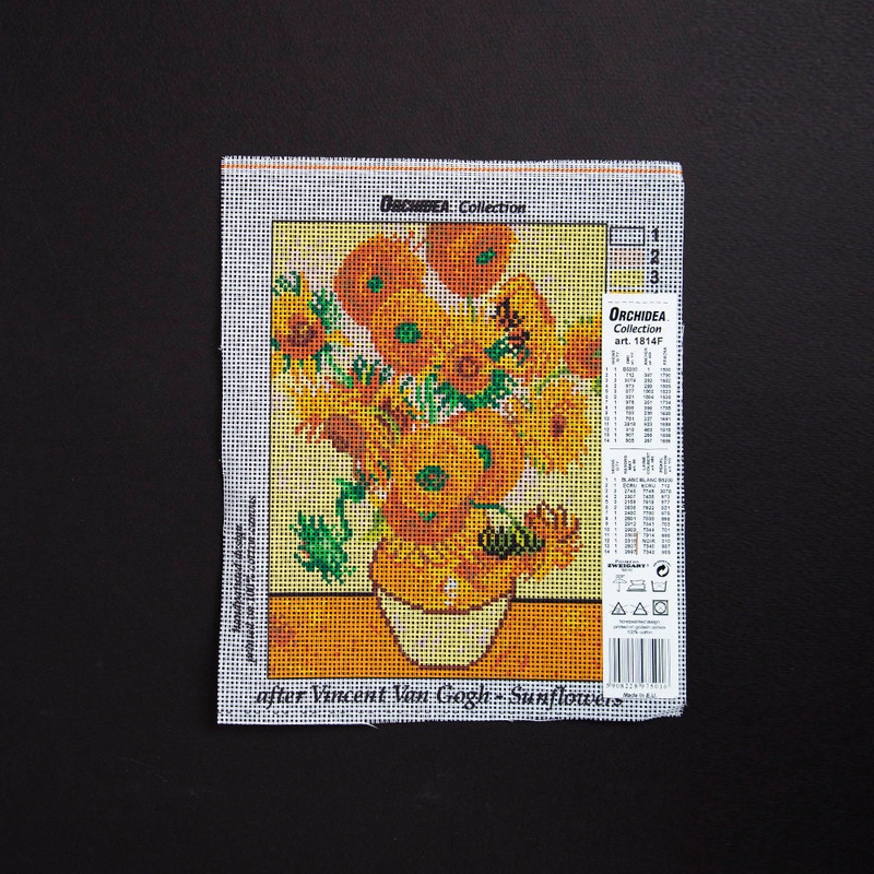 Orchidea 18x24cm Printed Gobelin, After Vincent: Van Gogh – Sunflowers – 1814F