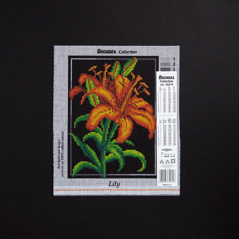 Orchidea 18x24cm Printed Gobelin, Lily – 3051F