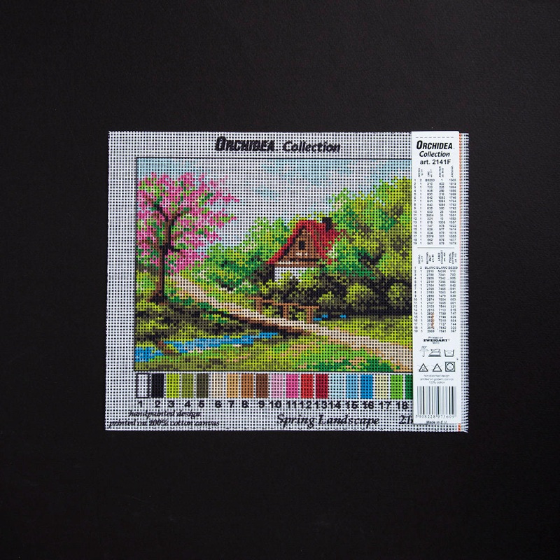 Orchidea 18x24cm Printed Gobelin, Spring Lanscape – 2141F