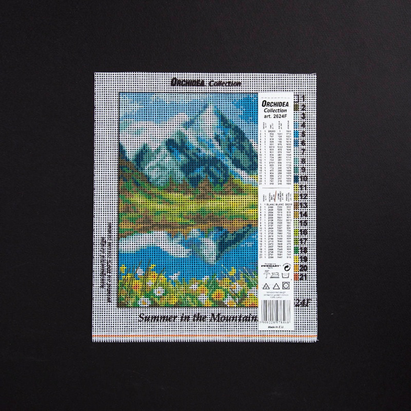 Orchidea 18x24cm Printed Gobelin, Summer in the Mountains – 2624F