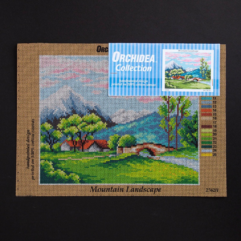 Orchidea 24x30cm Printed Gobelin, Mountain Landscape – 2362H