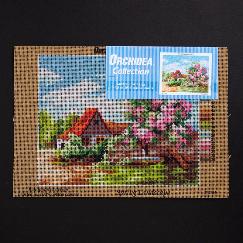 Orchidea 24x30cm Printed Gobelin, Spring Landscape – 2173H