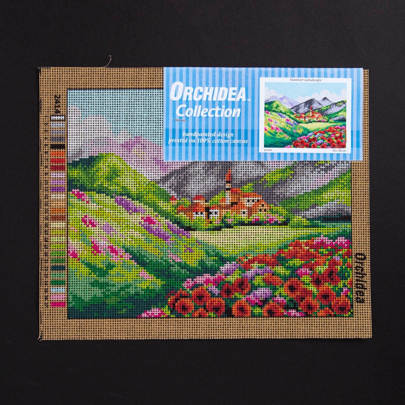 Orchidea 24x30cm Printed Gobelin, Summer Landscape – 2414H