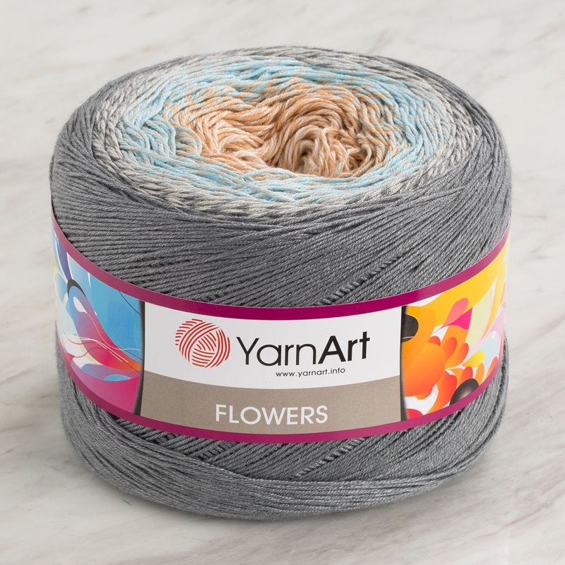 YarnArt Flowers Cotton Gradient Yarn – 268