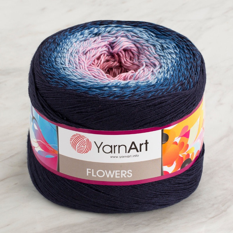 YarnArt Flowers Cotton Gradient Yarn – 273