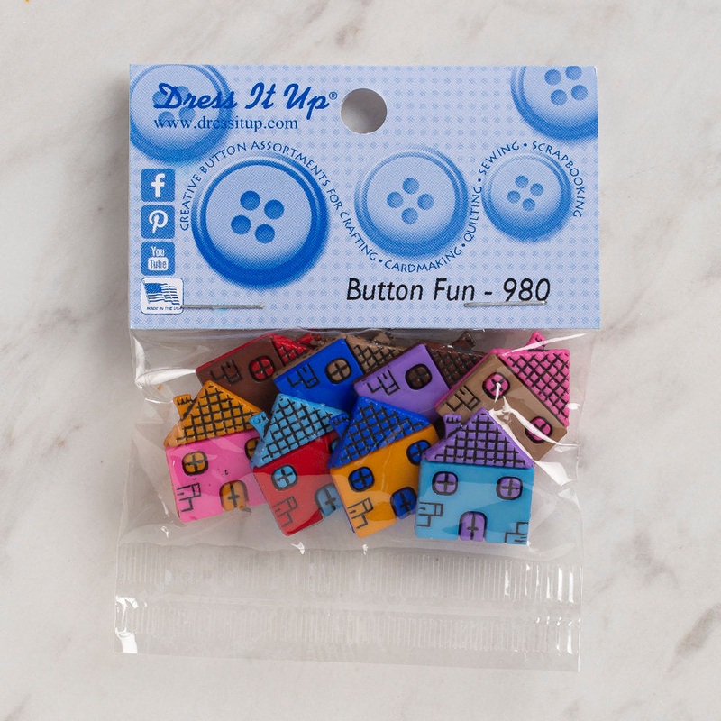 Dress It Up Creative Button Assortment, Button Fun – 980