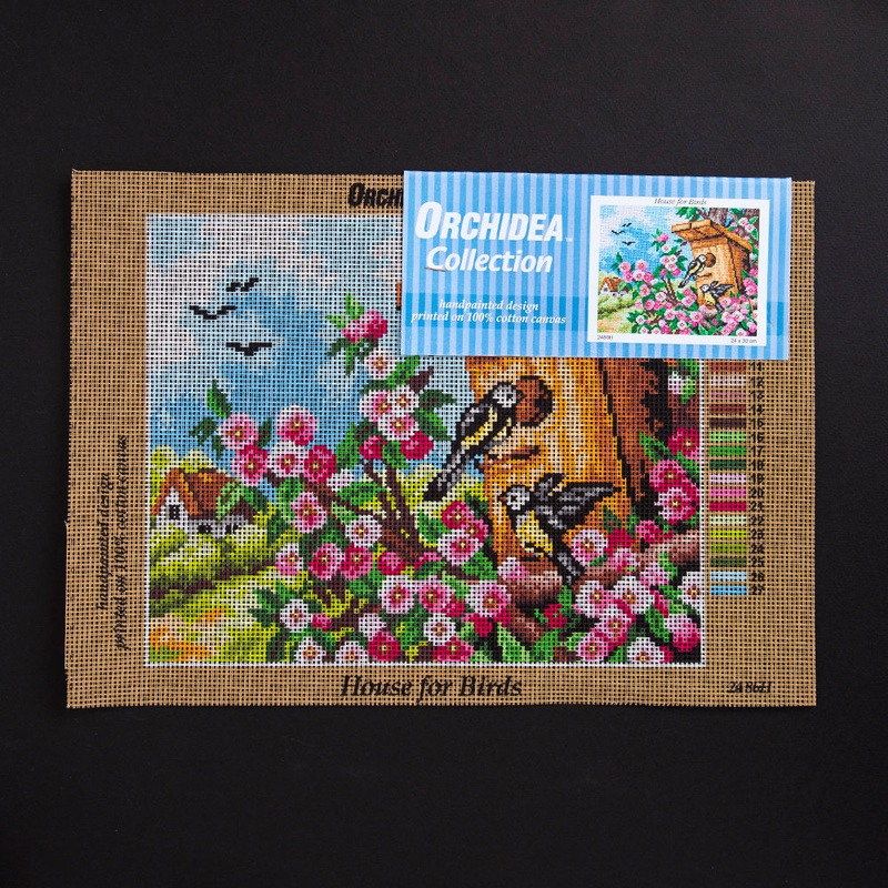 Orchidea 24x30cm Printed Gobelin, House for Birds – 2486H