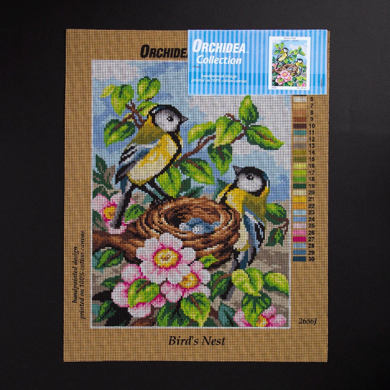 Orchidea 30x40cm Printed Gobelin, Bird’s Nest – 2656J