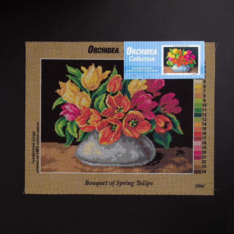 Orchidea 30x40cm Printed Gobelin, Bouquet of Spring Tulips – 2566J