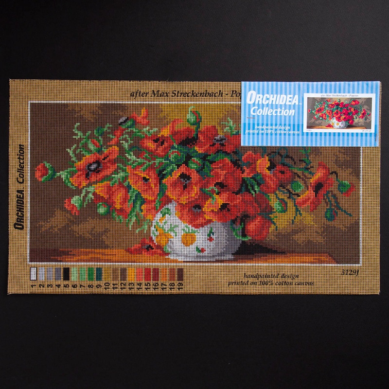 Orchidea 30x40cm Printed Gobelin, Max Steckenbach – Poppies – 3129J