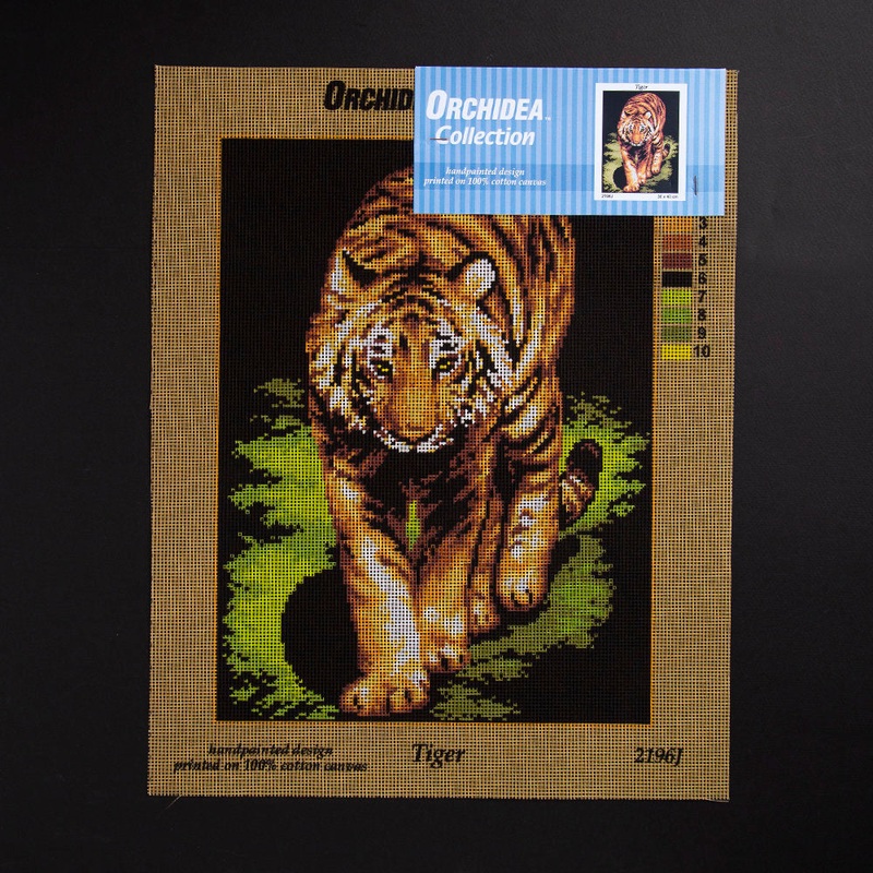 Orchidea 30x40cm Printed Gobelin, Tiger – 2196J