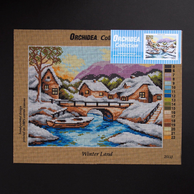 Orchidea 30x40cm Printed Gobelin, Winter Land – 2511J