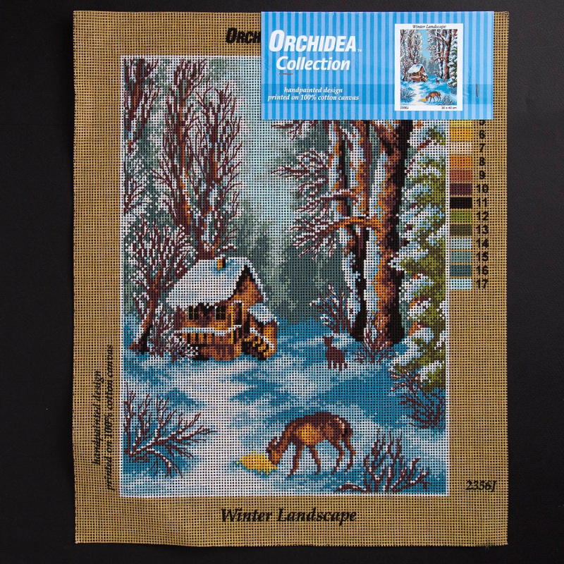 Orchidea 30x40cm Printed Gobelin, Winter Landscape – 2356J