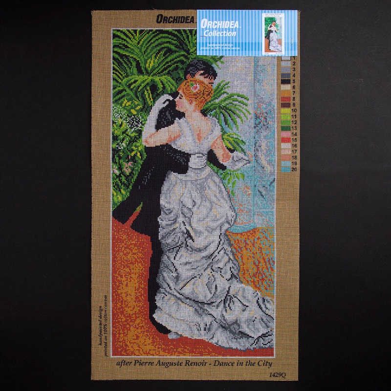 Orchidea 35x70cm Printed Gobelin, August Renoire – Dance in the City – 1429Q