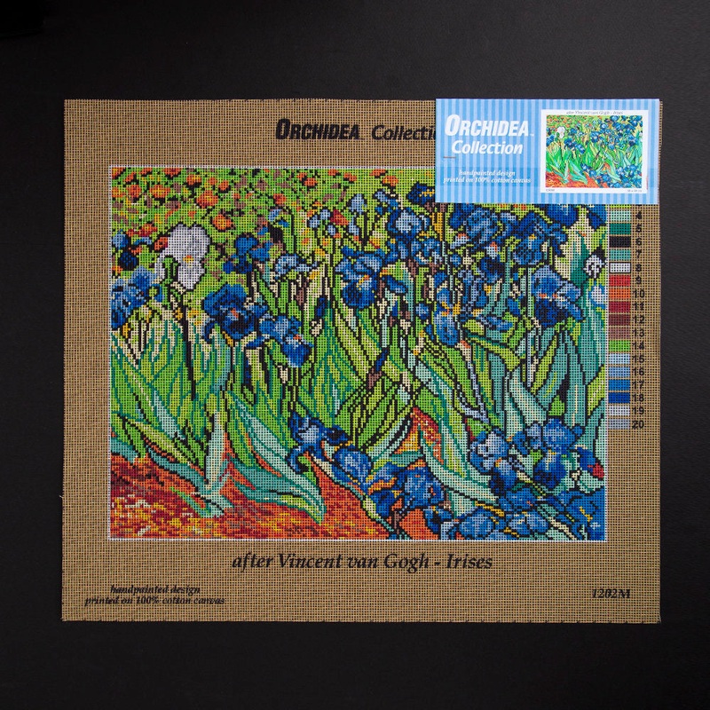 Orchidea 36x48cm Printed Gobelin, Vincent van Gogh – Irises – 1202M