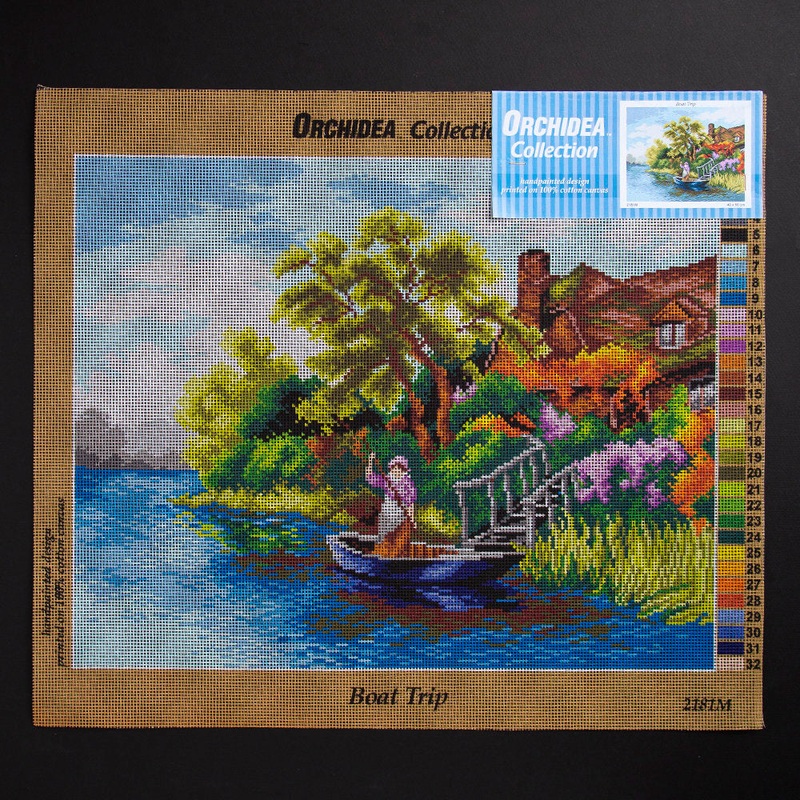Orchidea 40x50cm Printed Gobelin, Boat Trip – 2181M