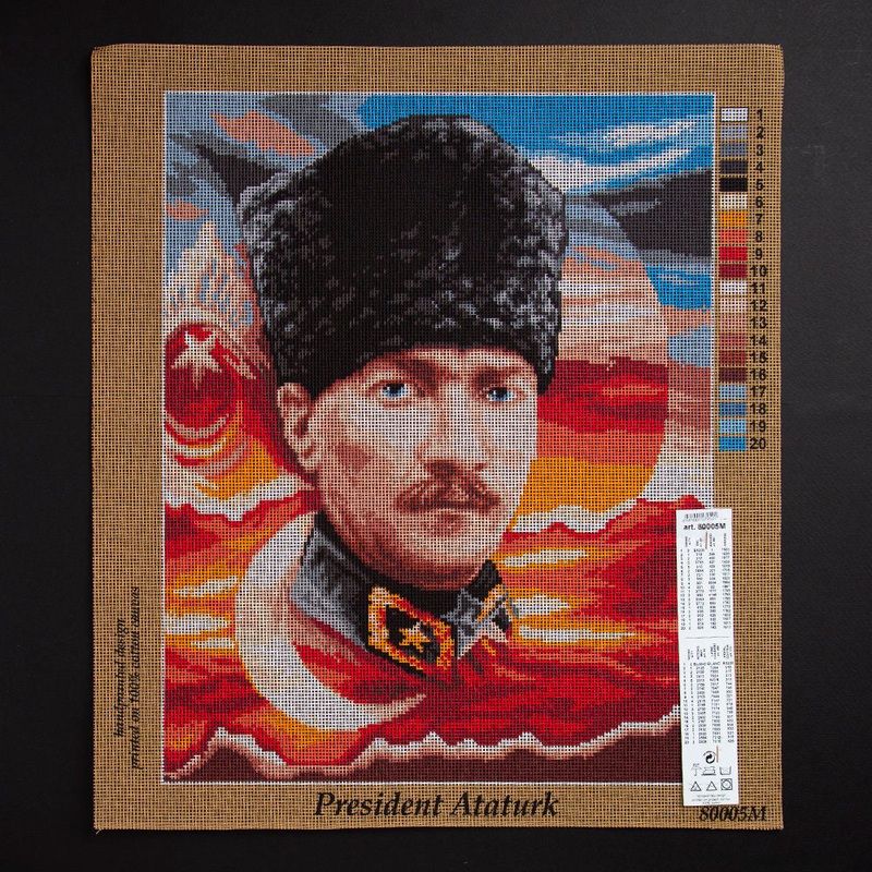Orchidea 40x50cm Printed Gobelin, Mustafa Kemal Atatrk – 80005M