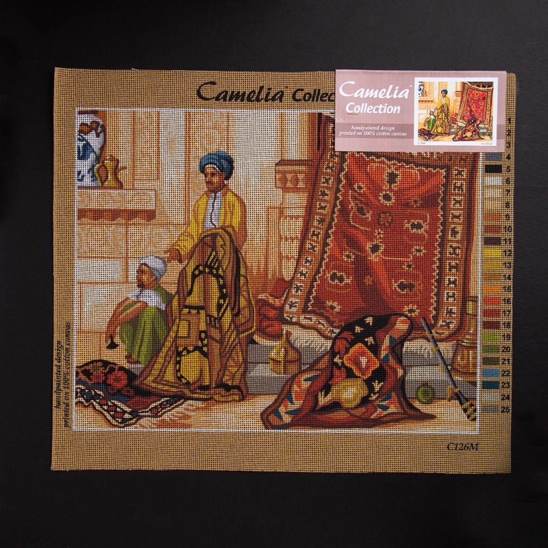Orchidea 40x50cm Printed Gobelin, Osman Hamdi Bey – The Carpet Merchant – C126M