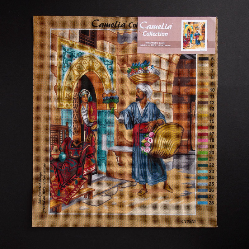 Orchidea 40x50cm Printed Gobelin, Osman Hamdi Bey – The Florist – C118M