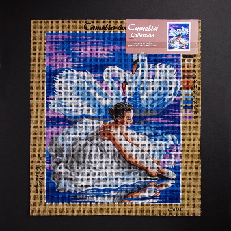 Orchidea 40x50cm Printed Gobelin, Swans – C101M