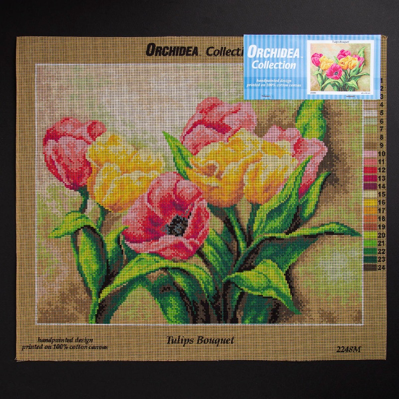 Orchidea 40x50cm Printed Gobelin, Tulips Bouquet – 2248M